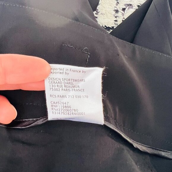 Gerard Darel Paris wide legs trouser , Black, Size XL - Picture 10 of 10